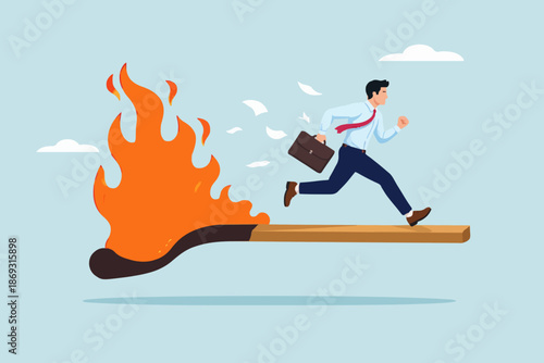 Running Man With Briefcase