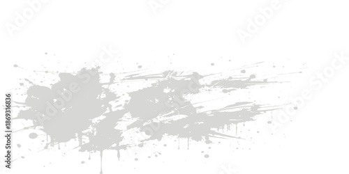 Abstract grunge ink splatter background with textured paint stains and vintage artistic frame design