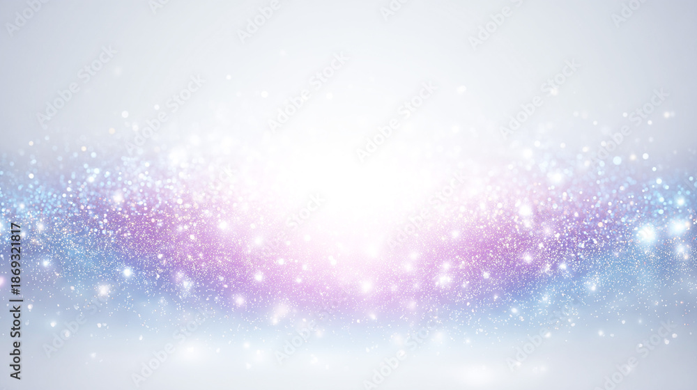 Obraz premium 紫と青のグラデーションに光の抽象背景 