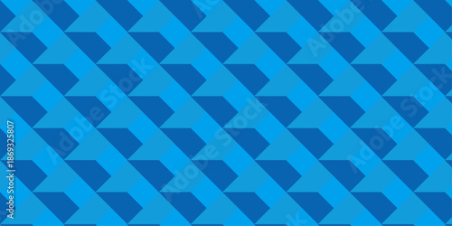 Minimal abstract blue cubes vector art. Geometric tiles and mosaic creative stylish seamless pattern block cube background. minimal Cubes mosaic shape vector design