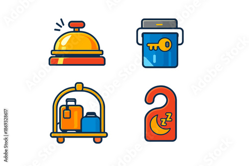 Hotel Icons Set