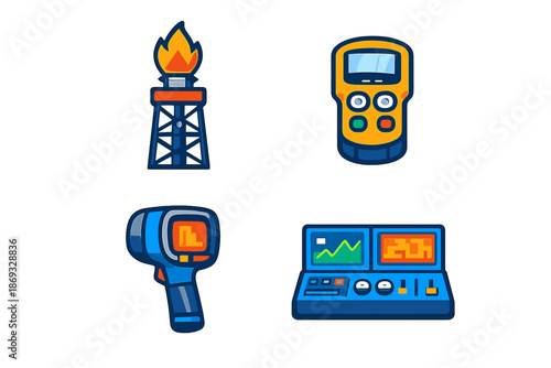Industrial Equipment Icons