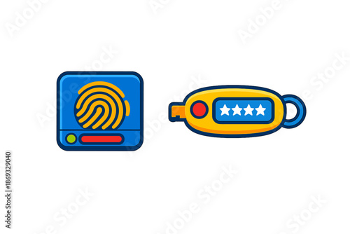 Biometric scanner and security key