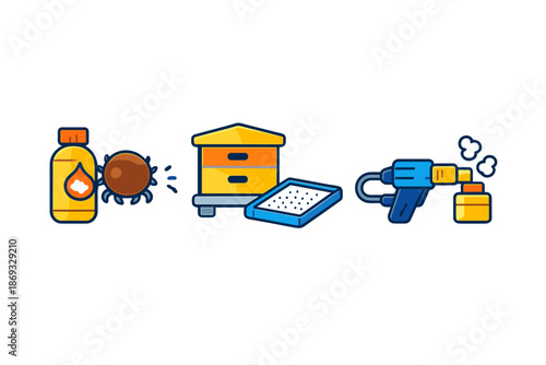 Beekeeping pest control equipment