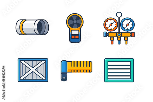 HVAC Tools Icons