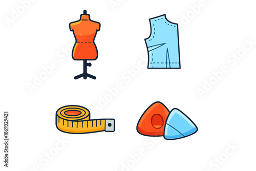 Sewing and Tailoring Icons Collection