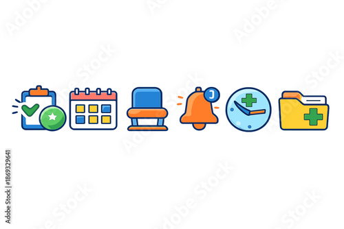 Healthcare icons set