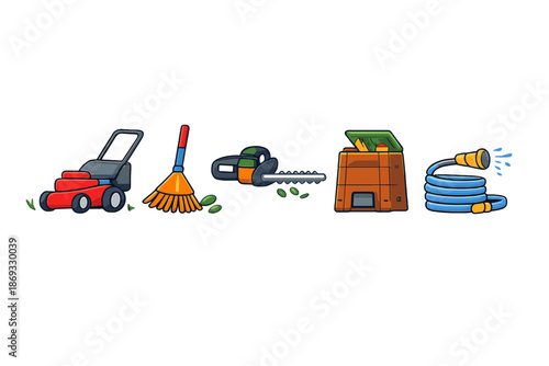 Gardening Tools and Equipment Collection