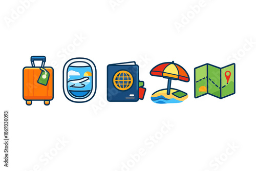 Travel Icons Set