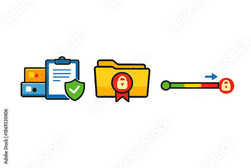 Data security and progress indicators