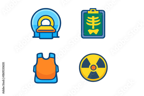Radiology and Medical Imaging Icons
