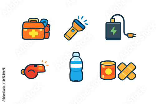 Emergency Kit Icons