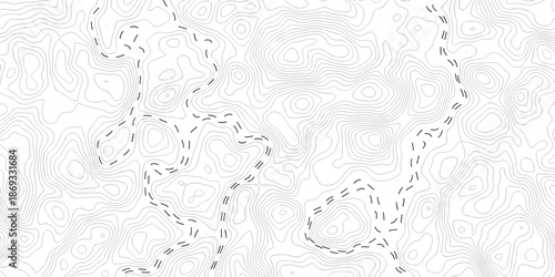 Abstract paper seamless pattern topography map counter map. abstract sea map area space geometrics line area topo discovery landscape grid map texture.