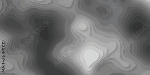 Modern wallpaper texture and 3d realistic design use for banner flyers, posters.. Abstract White paper cut background with lines.3d topography realistic papercut decoration textured background.