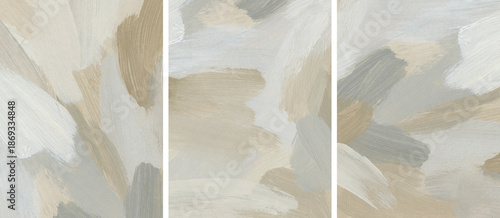 Obraz na plátně Abstract art background set