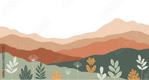 landscape with mountains