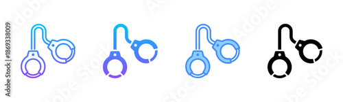 Criminal Law Multi Style Icon Set