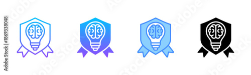 Intellectual Property Multi Style Icon Set