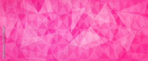 Pink polygonal illustration, which consist of triangles. Geometric background in Origami style with gradient. Triangular design for your business.