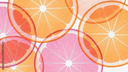 Colorful Citrus Fruit Slices Background Orange Pink Fresh. Concept featuring citrus, fruit, slices, orange, pink.