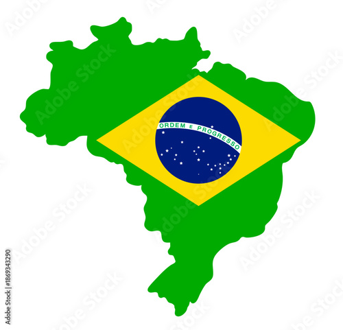 brazil, silhouette, map, flag, country, south, america, latin, brazilian, geography, isolated, transparent, territory