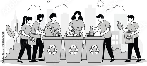 Eco Friendly Community Recycling Effort in Urban Environment with Sustainability Focus