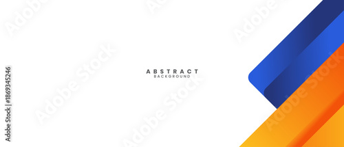 abstract orange blue geometric background vector illustration suitable for banner, adv, poster and business card