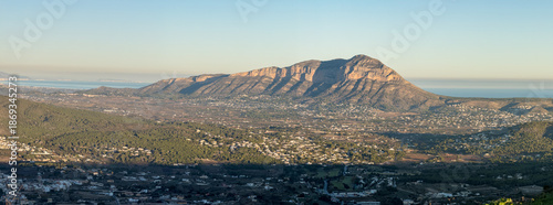 Wallpaper Mural Sunset light over Montg? mountain and Mediterranean coast Torontodigital.ca