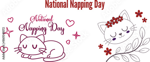 Celebrate National Napping Day with Adorable Sleeping Cats and Relaxation