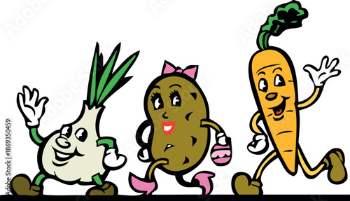 funny cactus cartoon illustration