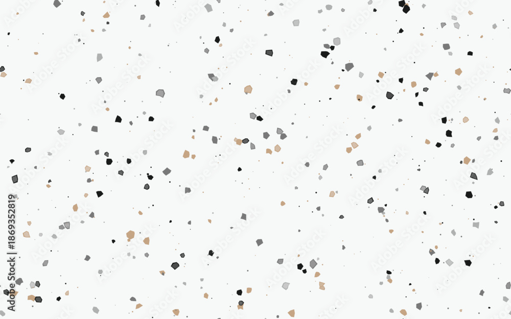 Obraz premium Contemporary Terrazzo Flooring Texture with Neutral Grey and Tan Flakes