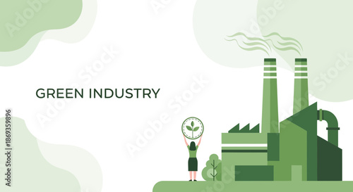 Digital transformation in business, abstract geometric vector illustration with technology elements.