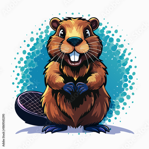 Biber - Cartoon Comic Stil