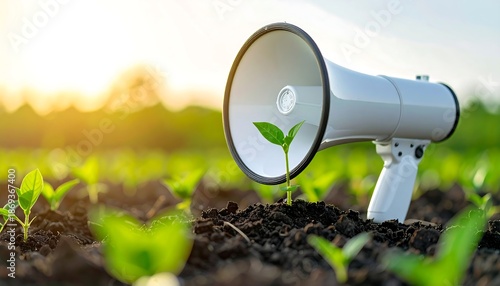 Amplifying Nature's Call A Symbol of Environmental Awareness, Sustainable Growth, and the Vital Message for a Greener Future