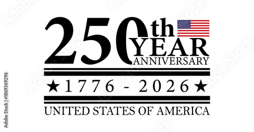 250th anniversary USA Background Logo