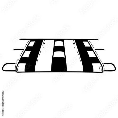 Black and white keyboard