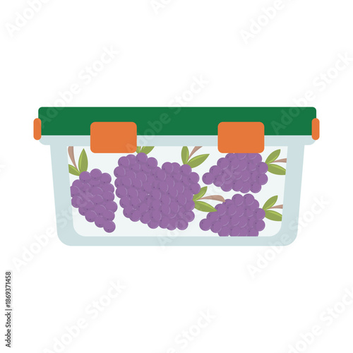Fresh grapes storage box