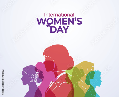 International Women's Day concept background. #GiveToGain Women Equality Day Concept.