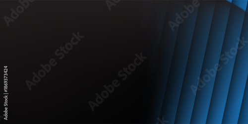 Abstract background gradient dark navy blue banner simple abstract pattern blank illustration graphic