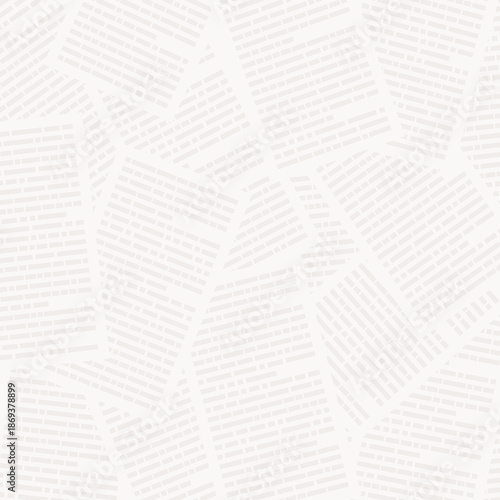 Book pages background. Texture of vector symbolic printed pages. Newspaper articles background.