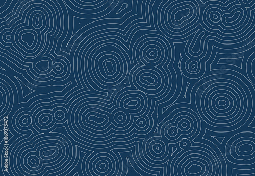 Topographic map style geometric background. Land topography map vector design.