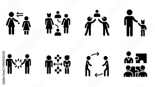 Communicative icons: silhouette figures in interpersonal interaction scenarios