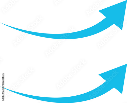 Air flow arrows collection. Wind stream, fresh water direction, conditioner or filter system infographic elements. Vector arrow icons set