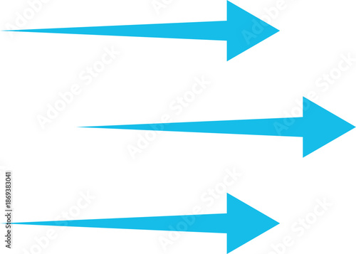 Air flow arrows collection. Wind stream, fresh water direction, conditioner or filter system infographic elements. Vector arrow icons set