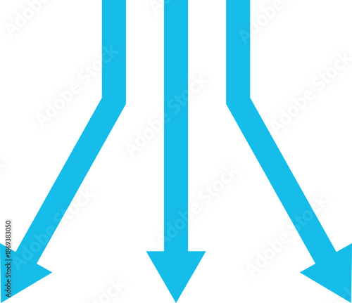 Air flow arrows collection. Wind stream, fresh water direction, conditioner or filter system infographic elements. Vector arrow icons set