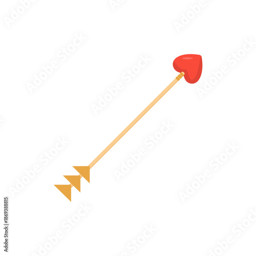 Cupid Heart Arrow Illustration