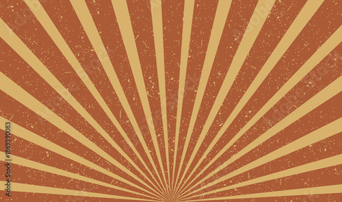 Sunburst Pattern Background. Groovy Retro pattern. Abstract rays background