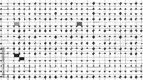 Geometric abstract pattern with diamond and triangle shapes in varying shades