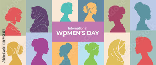 International Women's Day concept background. #GiveToGain Women Equality Day Concept.