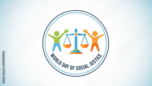 World Day of Social Justice Scales Balance Equality Diversity